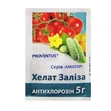 Добриво  "Proventus" Хелат Заліза 5г. 4820203500147 фото