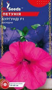 Квіти "Петунія" Бургунді 0.1г. GL Seeds 4823096909103 фото