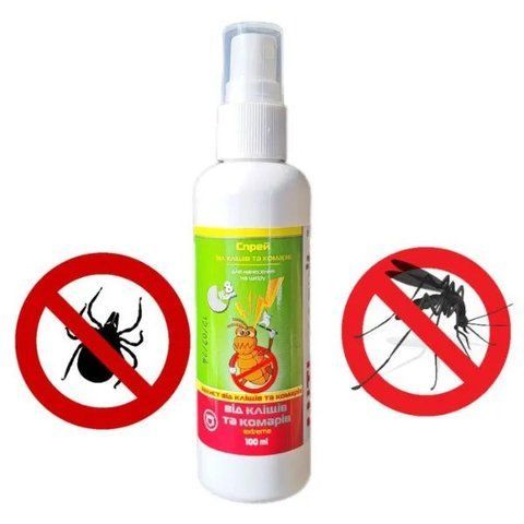 Спрей "Anti mosquito"від кліщів та комарів  100 мл. 4820214190511 фото