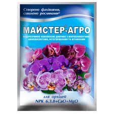 Добриво "Майстер-Агро"  NPK (6-3-8) Для орхідей  25г. 4820060631695 фото