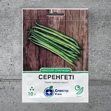 Квасоля "Серенгеті "спаржева 10г. Спектр-Агро 4820270300558 фото