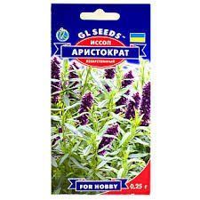 Квіти Прянощі Гісоп Аристократ 0,25г. GL Seeds 4820109676663 фото