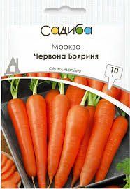Морква "Червона Бояриня" 10г. Садиба 4823111402473 фото