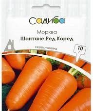 Морква "Шантане Ред Коред" 10г. Садиба 4823111402480 фото