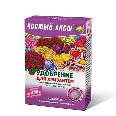 Добриво "Чистий Лист" Для хризантем 300г. 4820179190502 фото