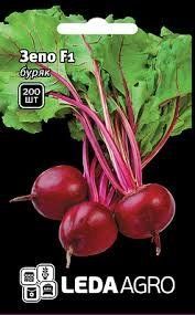 Буряк "Зепо" F1 круглий 200 шт. LedaAgro 4820119792643 фото