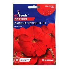 Квіти "Петунія" Лавина червона 10 шт. GL Seeds 4823096912813 фото