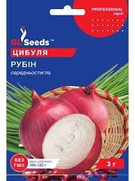 Цибуля "Рубін" 3г. GL Seeds 4823096915579 фото