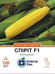 Кукурудза "Спіріт" F1 цукрова 100 шт. Спектр-Агро 4820270301449 фото